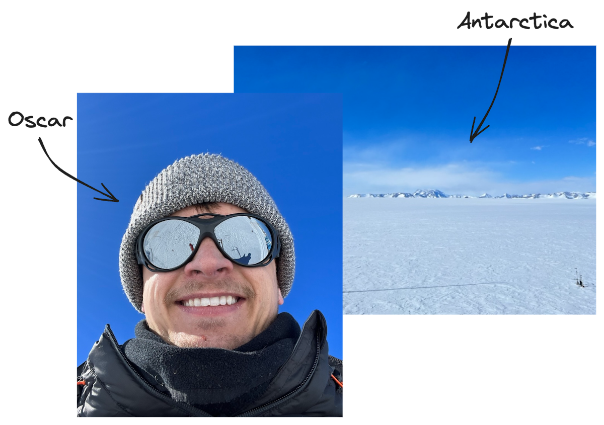 Oscar in Antarctica
